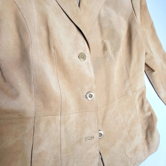 Preston and York Suede Leather Jacket Size Medium - Picture 3 of 6
